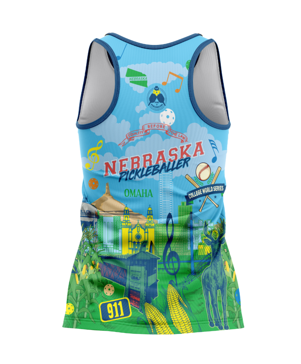 Nebraska Pickleballer - Performance Shirt